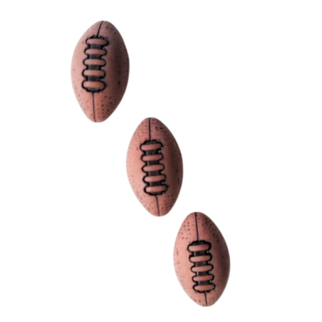 Bouton JHB - Ballon de Rugby