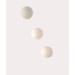 Bouton JHB "Balle de Golf" x3