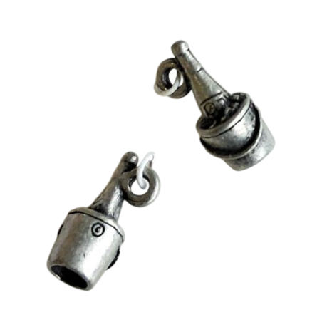 Bouton JHB - "Bouteille de champagne avec seau à glace"