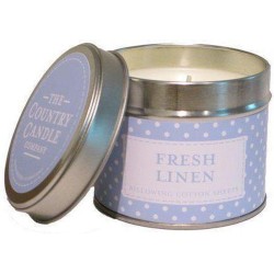 Boite Métallique Fresh Linen - The Country Candle