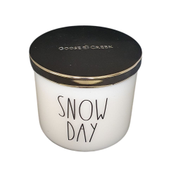 Bougie 3 mèches Snow Day -...