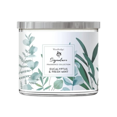 Bougie 3 mèches Eucalyptus & Fresh Mint - Woodbridge