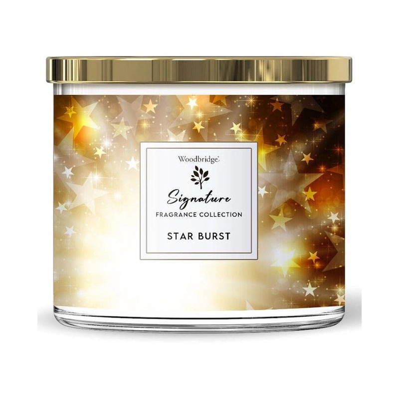 Bougie 3 mèches Starburst - Woodbridge