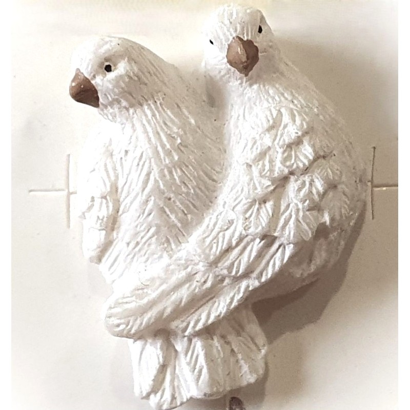 Bouton JHB - "Couple de Colombes"