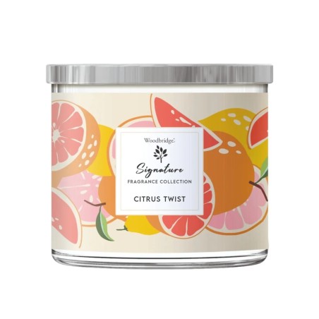 Bougie 3 mèches Citrus Twist - Woodbridge