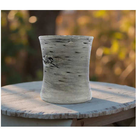 Bougie Botanical Gardens Ceramic White Willow Moss - WoodwicK