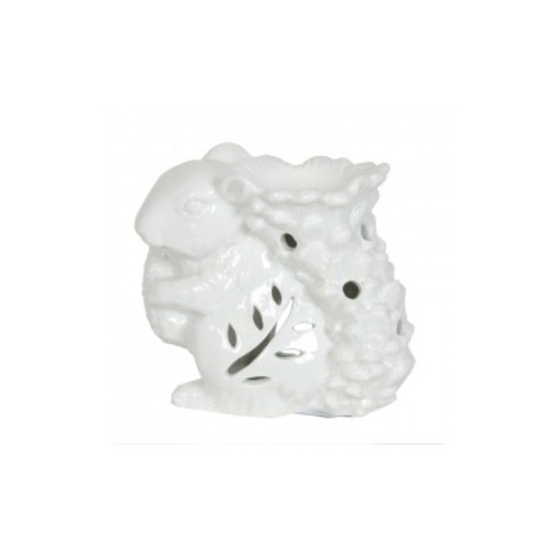 Brûle-parfum écureuil en céramique - Village Candle