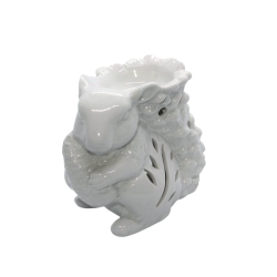 Brûle-parfum écureuil en céramique - Village Candle