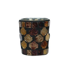 Photophore Mosaïque Dorée...