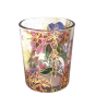 Lot de 3 photophores en verre à motifs floraux – Village Candle