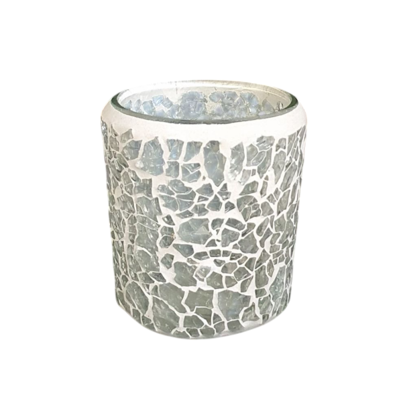 Photophore Mosaïque transparente - Village Candle