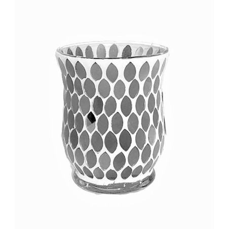 Photophore évasé Mosaïque Miroir - Village Candle