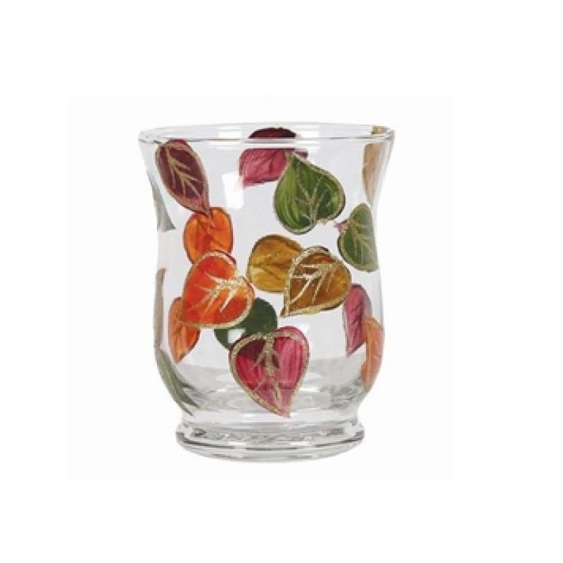 Photophore évasé Feuilles - Village Candle