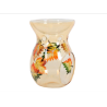 Brûle-Parfum en Verre Ambré – Feuilles d’Automne