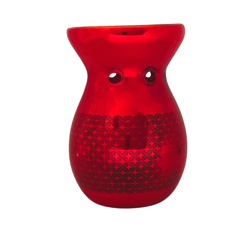 Brûle Parfum en verre Red Check - Village Candle