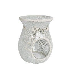 Brûle-parfum mosaïque de verre transparent - Village Candle