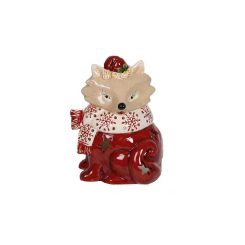 Photophore de noël – Renard - Village candle