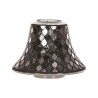 Abat-jour pour bougie Mosaïque noire et miroir - Goose Creek