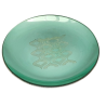 Assiette Support bougie turquoise miroir  - Village Candle