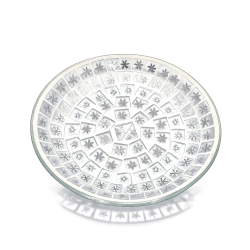 Assiette en verre Support...