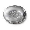 Assiette Support bougie Argent avec motifs transparents - Village Candle