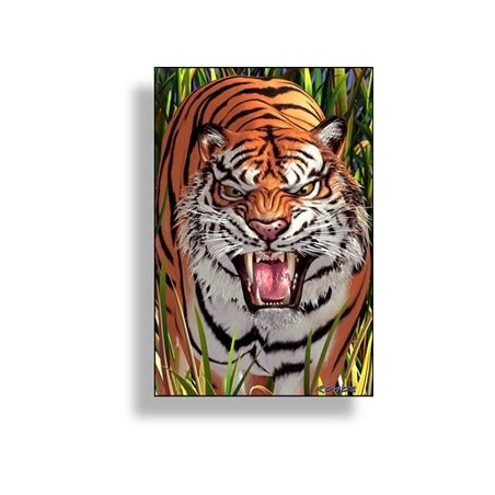 Puzzle Tigre Effet 3D - 60 pièces - Artgame