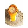 Montre phosphorescente orange