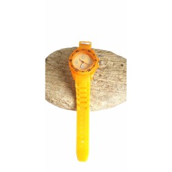 Montre phosphorescente orange