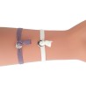 Bracelet élastique avec perle sertie de strass