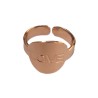 Bague ajustable LOVE – Acier inoxydable - Brin d'Amour