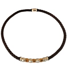 Collier homme en cuir...