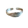 Bague plume argent