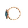 Bague Trèfle Turquoise AG925