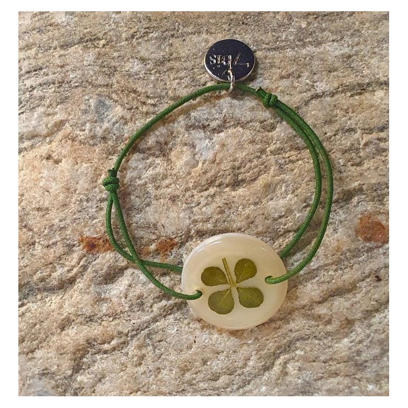 Bracelet trèfle porte bonheur -7bis