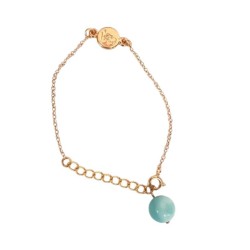BRACELET CHAÎNE DORÉE &...