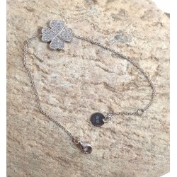 Bracelet Trèfle porte-bonheur – Argent 925
