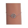 Bracelet KISS en Argent avec zirconiums