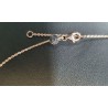 Collier fantaisie – Barrette oblongue sertie de zirconiums