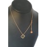 Collier trèfle ajouré doré – Brin d’Amour