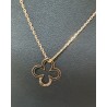 Collier trèfle ajouré doré – Brin d’Amour