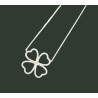 Collier avec pendentif trèfle GM