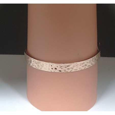 Bracelet jonc réglable martelé – L’Avare by Olivier Lafond