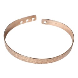 Bracelet jonc réglable martelé – L’Avare by Olivier Lafond