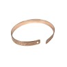 Bracelet jonc réglable martelé – L’Avare by Olivier Lafond