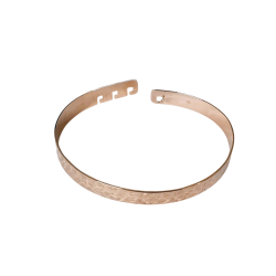 Bracelet jonc réglable martelé – L’Avare by Olivier Lafond