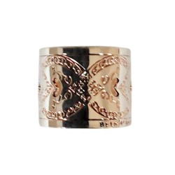 Bague jonc en métal argenté...