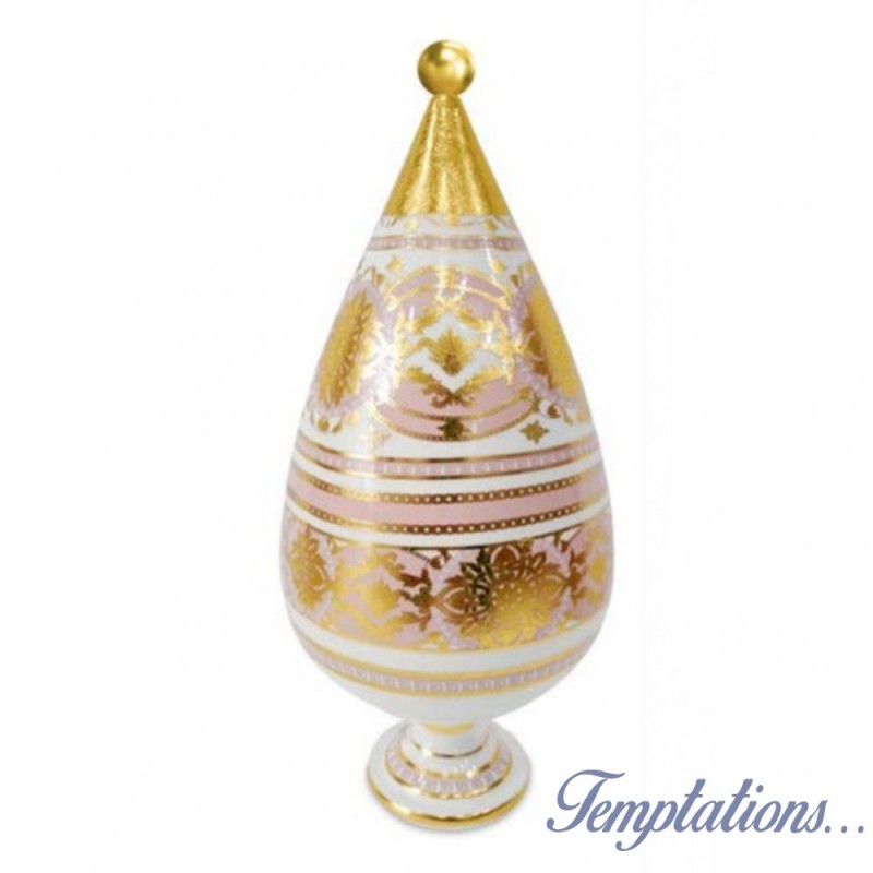 Sapin de Noël en porcelaine Romantic Pink BACI MILANO