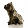 Bougie Bulldog ORIGAMI Brass Candellana