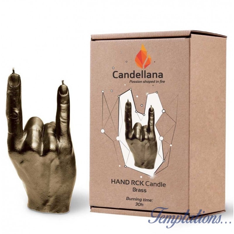 Bougie main Cornes du diable Candellana