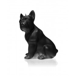 Bougie Bulldog noir mat  Candellana